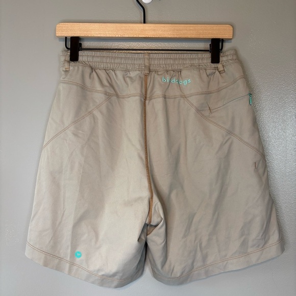Birddogs Medium Lined Pull On Drawstring Athletic Shorts Gray - Picture 4 of 5